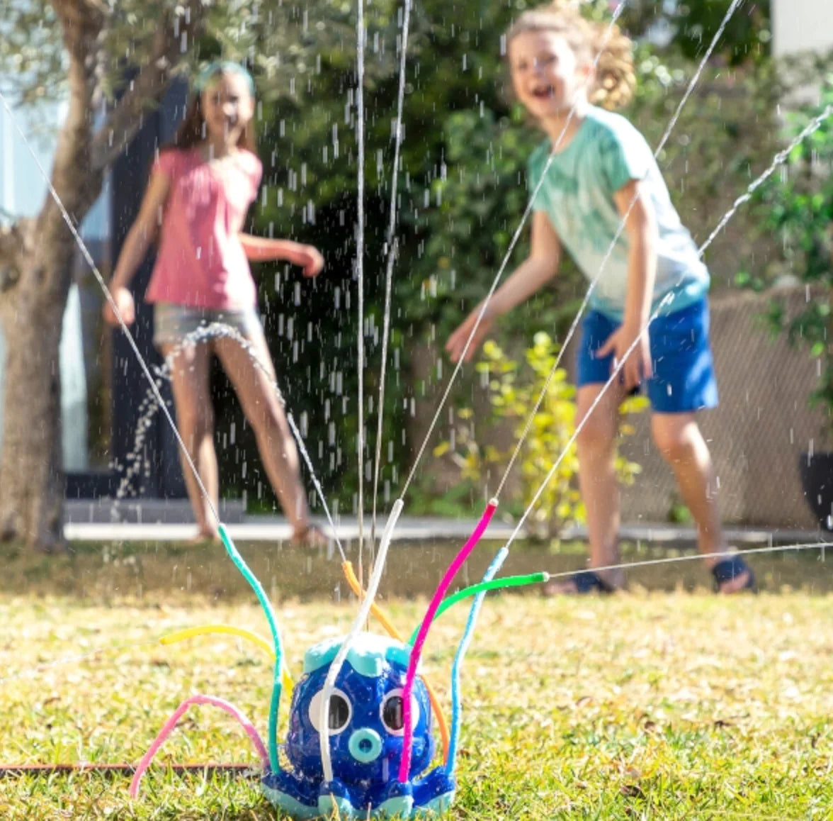 Der witzige Oktopus Der ultimative Sprinkler und Sprayer für Kinder